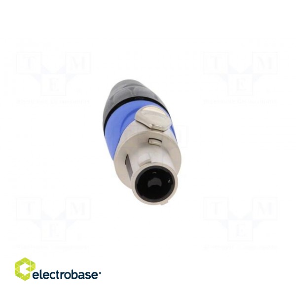 Plug | loudspeaker | female | PIN: 2 | for cable | 30A | 133V | zinc alloy paveikslėlis 9