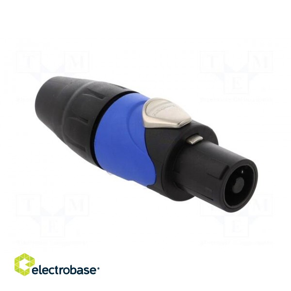 Plug | loudspeaker | female | PIN: 4 | for cable | 30A | 133V | soldering image 8