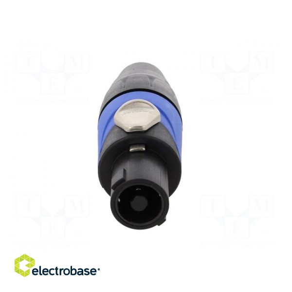 Plug | loudspeaker | female | PIN: 4 | for cable | 30A | 133V | soldering image 9