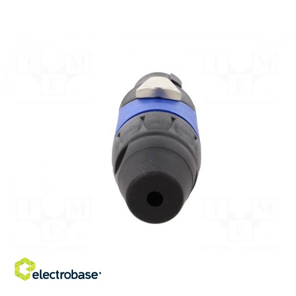 Plug | loudspeaker | female | PIN: 4 | for cable | 30A | 133V | soldering image 5