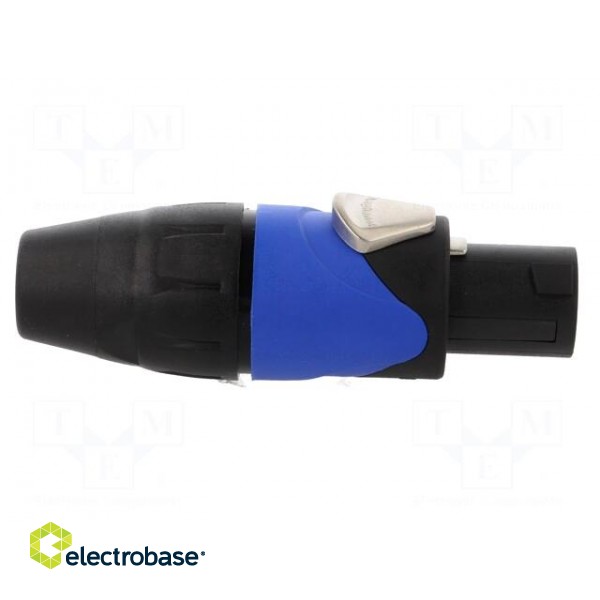 Plug | loudspeaker | female | PIN: 4 | for cable | 30A | 133V | soldering фото 7