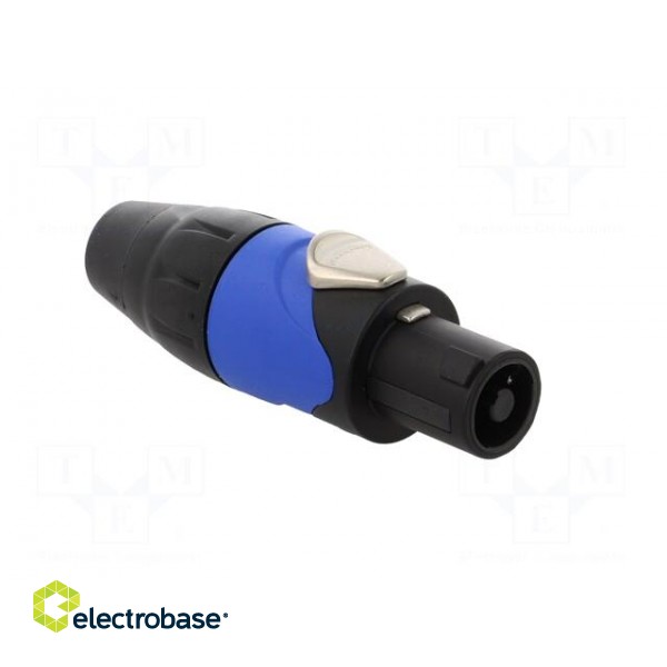 Plug | loudspeaker | female | PIN: 4 | for cable | 30A | 133V | zinc alloy фото 8