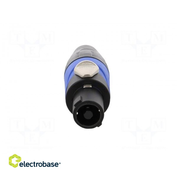 Plug | loudspeaker | female | PIN: 4 | for cable | 30A | 133V | zinc alloy фото 9
