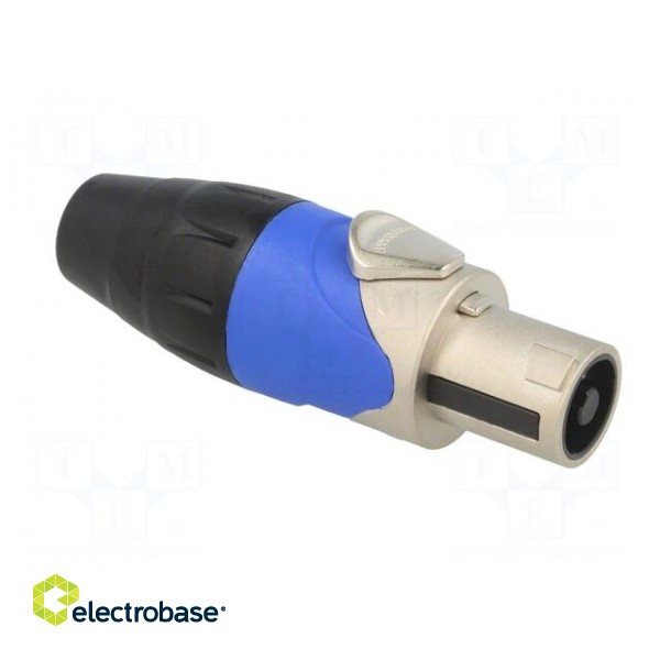Plug | loudspeaker | female | PIN: 4 | for cable | 30A | 133V | zinc alloy image 8