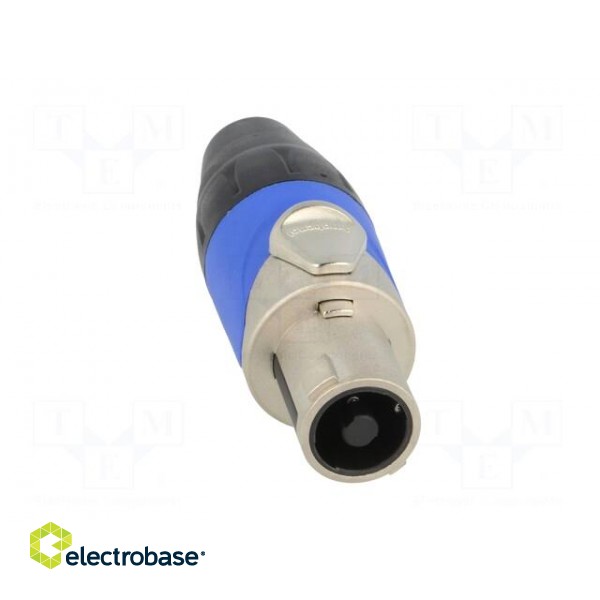 Plug | loudspeaker | female | PIN: 4 | for cable | 30A | 133V | zinc alloy image 9