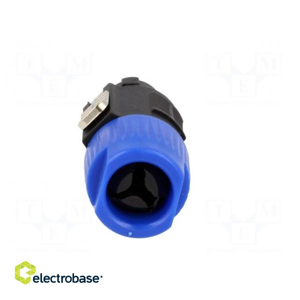 Plug | loudspeaker | female | PIN: 4 | for cable | screw terminal image 5