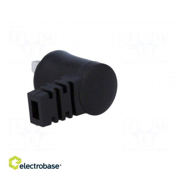 Plug | loudspeaker | male | plastic | screw terminal | angled 90° paveikslėlis 4