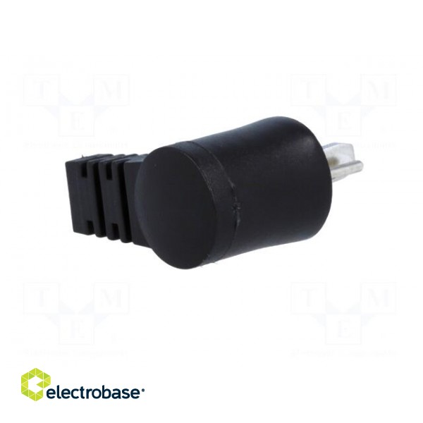 Plug | loudspeaker | male | plastic | screw terminal | angled 90° image 6