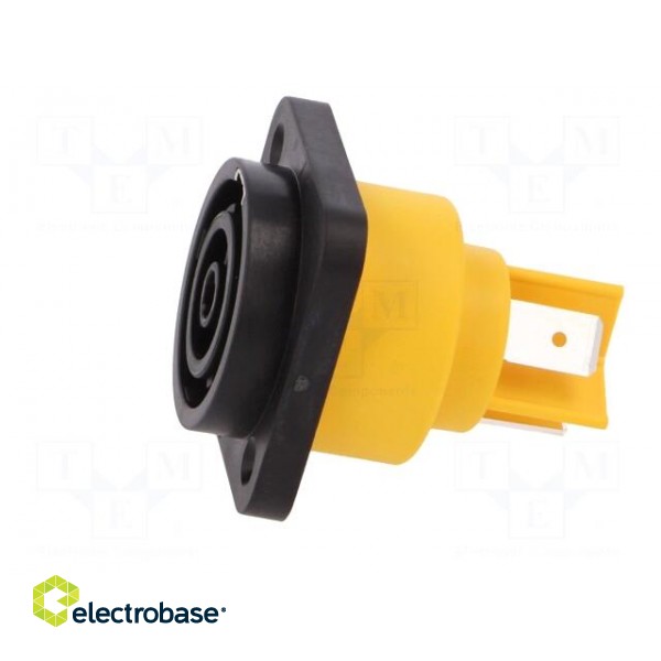 Socket | AC supply | female | PIN: 3 | 16A | 250V | thermoplastic | IP65 image 3