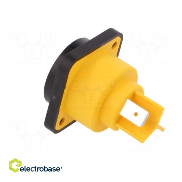 Socket | AC supply | female | PIN: 3 | 16A | 250V | thermoplastic | HPT image 4