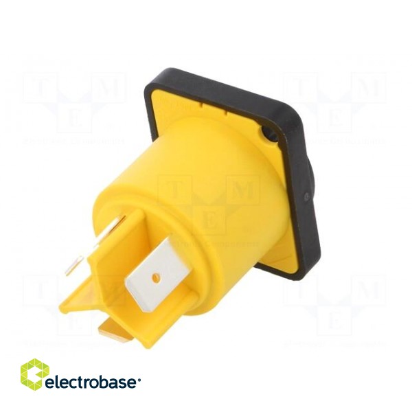Socket | AC supply | male | PIN: 3 | 16A | 250V | thermoplastic | IP65 image 6