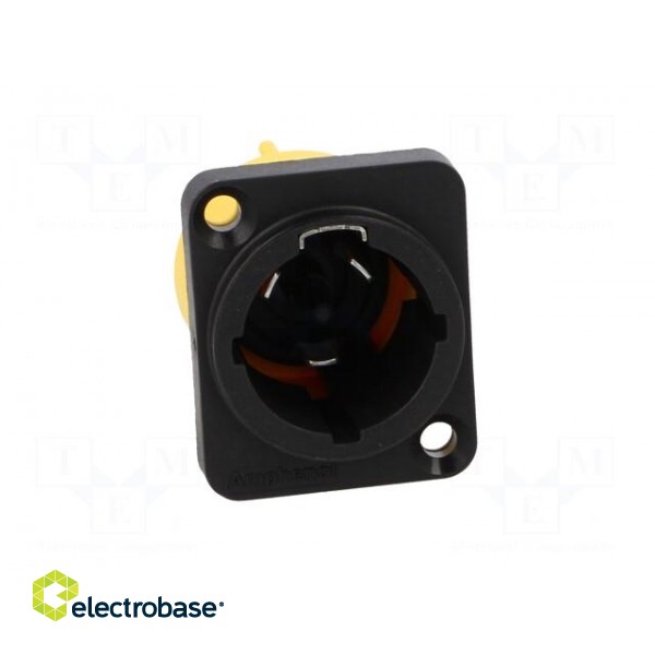Socket | AC supply | male | PIN: 3 | 16A | 250V | thermoplastic | HPT | IP65 image 9