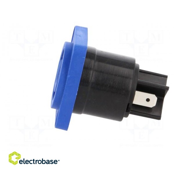 Socket | circular | male | PIN: 3 | 25A | thermoplastic | Series: HP | IP54 image 3
