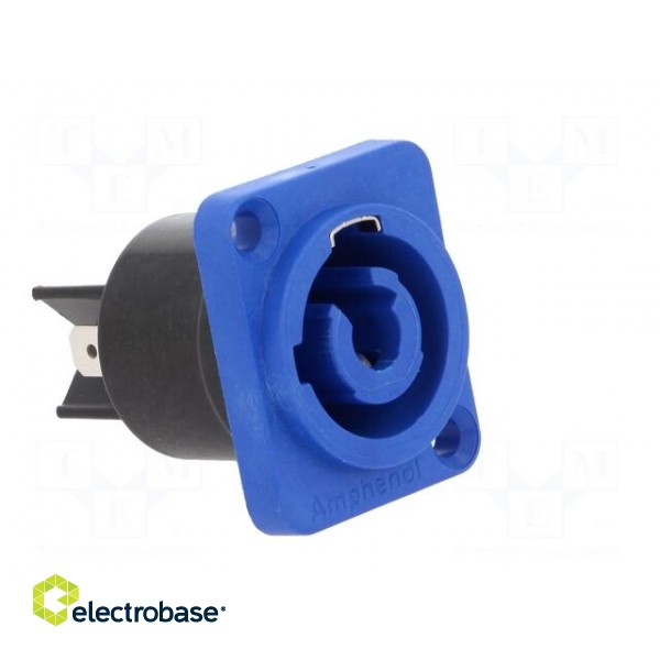 Socket | circular | male | PIN: 3 | 25A | thermoplastic | Series: HP | IP54 paveikslėlis 8