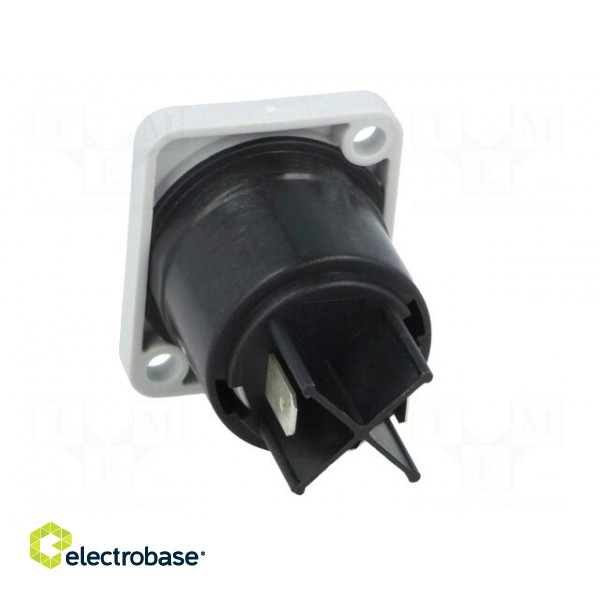 Socket | circular | male | PIN: 3 | 25A | thermoplastic | Series: HP | IP54 image 5