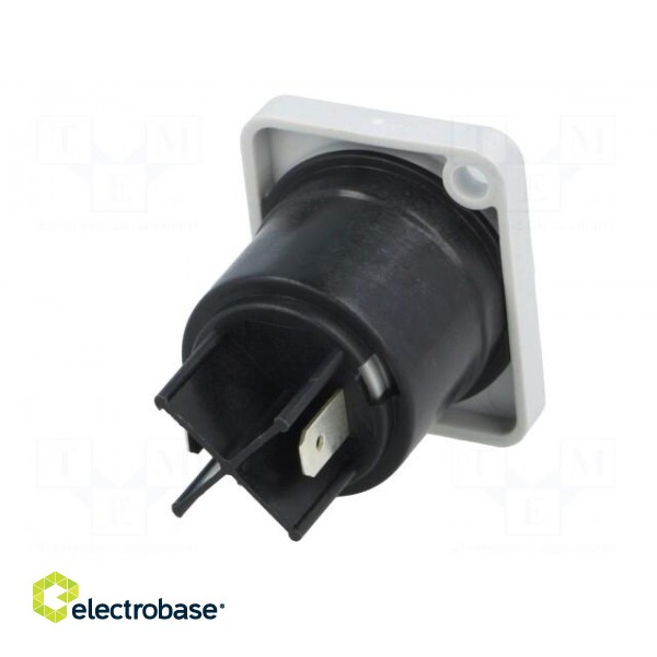 Socket | circular | male | PIN: 3 | 25A | thermoplastic | Series: HP | IP54 image 6