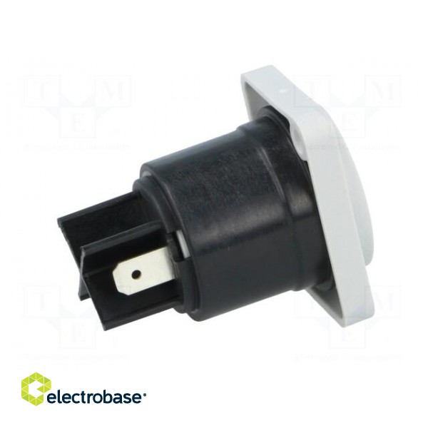 Socket | circular | male | PIN: 3 | 25A | thermoplastic | Series: HP | IP54 image 7