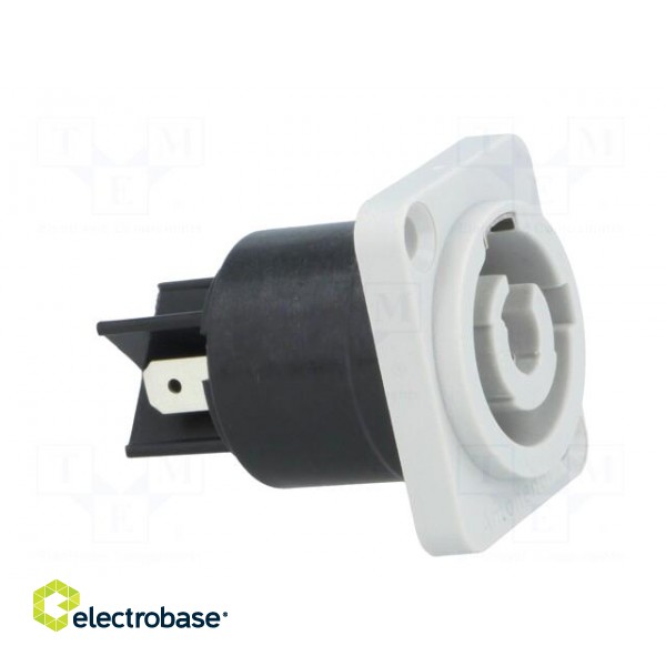 Socket | circular | male | PIN: 3 | 25A | thermoplastic | Series: HP | IP54 фото 8