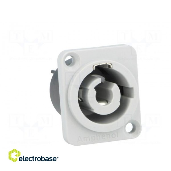 Socket | circular | male | PIN: 3 | 25A | thermoplastic | Series: HP | IP54 image 9