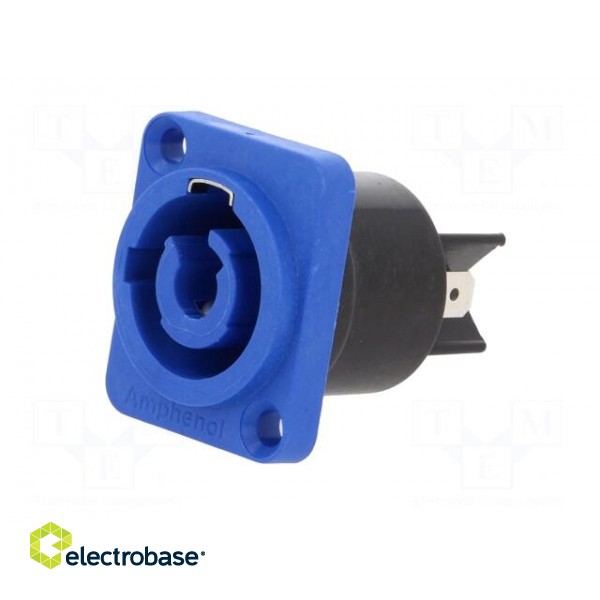 Socket | circular | male | PIN: 3 | 25A | thermoplastic | Series: HP | IP54 paveikslėlis 2