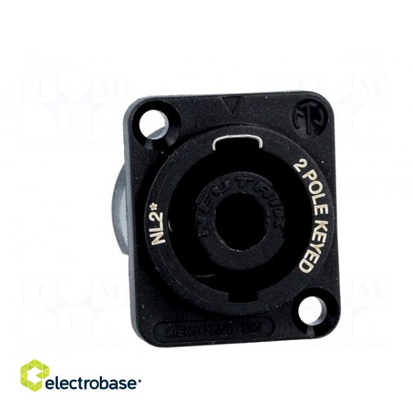 Socket | loudspeaker | male | PIN: 2 | 30A | 250V | 4.8mm connectors paveikslėlis 9