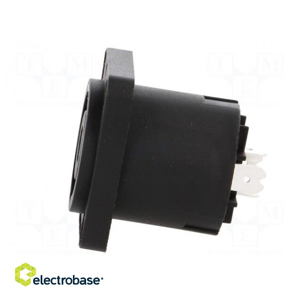 Socket | loudspeaker | male | PIN: 4 | 30A | 133V | thermoplastic | IP54 фото 3