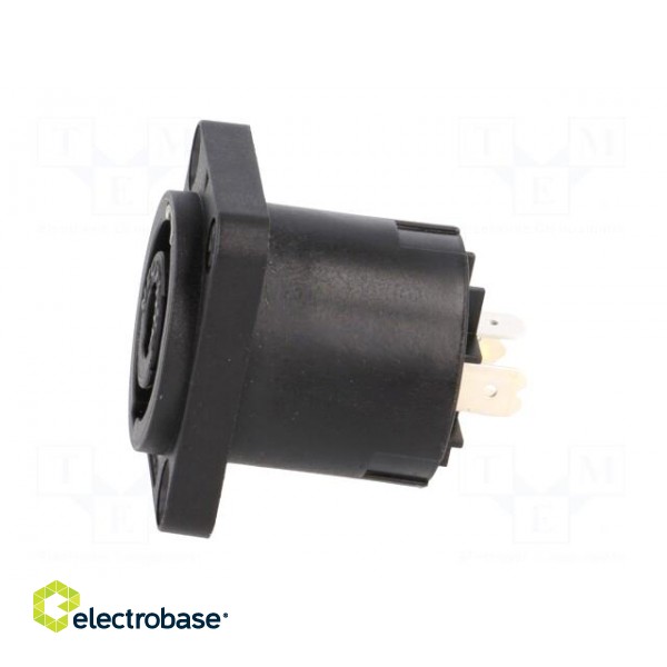 Socket | loudspeaker | male | PIN: 4 | 30A | 250V | 4.8mm connectors image 3