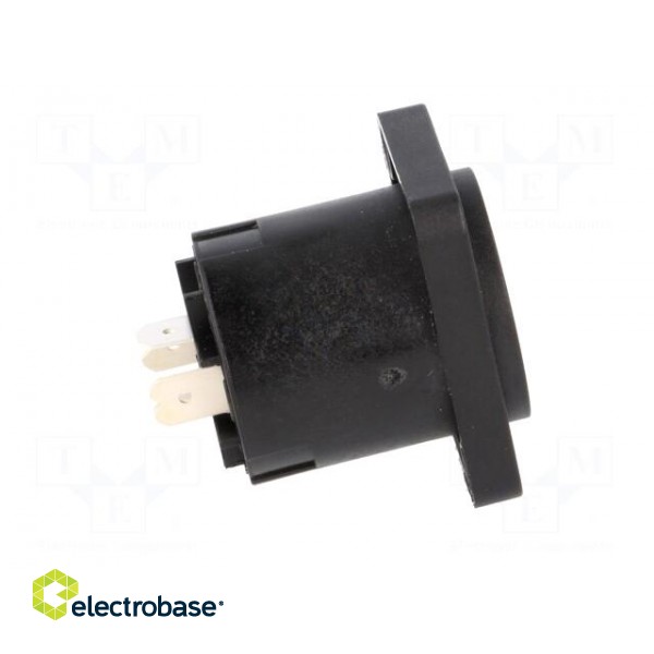 Socket | loudspeaker | male | PIN: 4 | 30A | 250V | 4.8mm connectors paveikslėlis 7