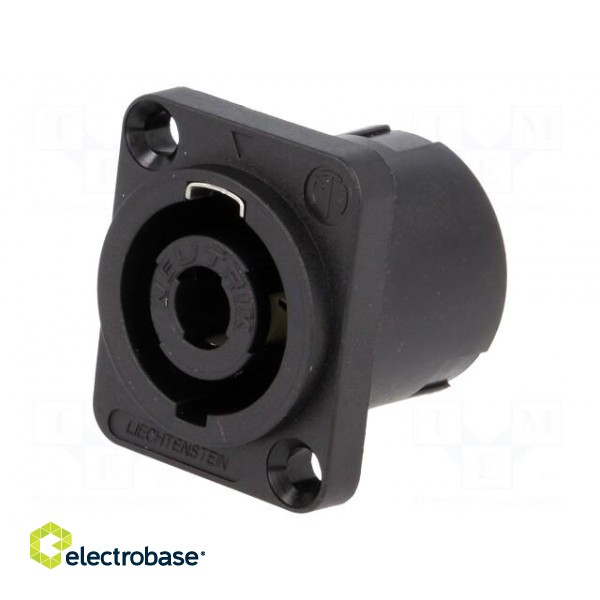 Socket | loudspeaker | male | PIN: 4 | 30A | 250V | 4.8mm connectors image 1
