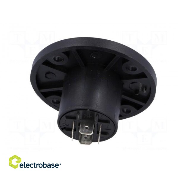 Socket | loudspeaker | male | round,with flange | PIN: 4 | CLIFFCON S image 5