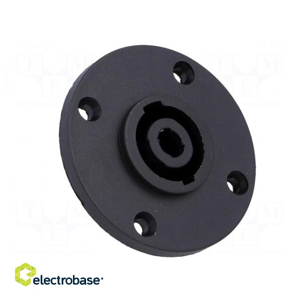 Socket | loudspeaker | male | round,with flange | PIN: 4 | CLIFFCON S image 8