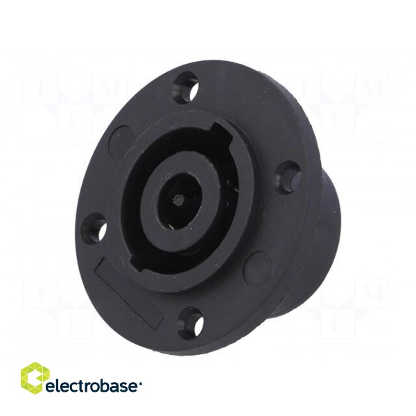 Socket | loudspeaker | male | round,with flange | PIN: 8 image 1