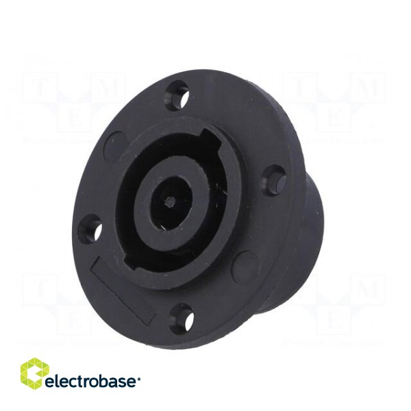 Socket | loudspeaker | male | round,with flange | PIN: 8 image 2