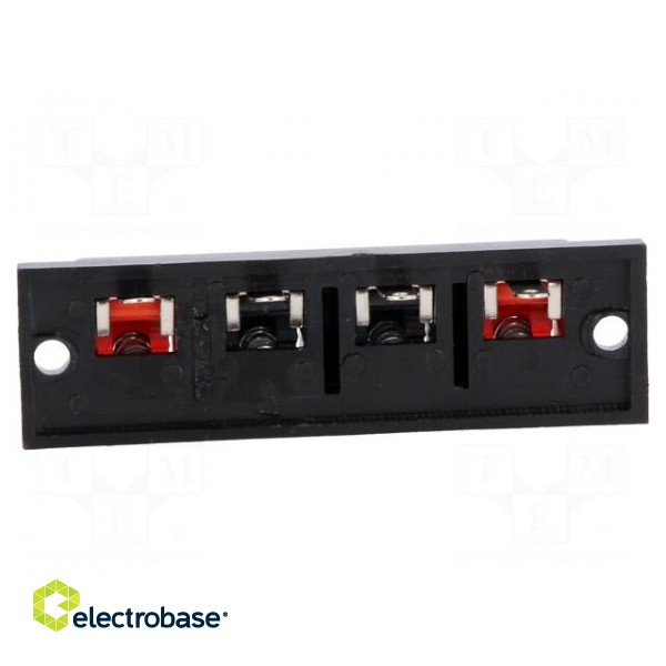 Terminal | loudspeaker | stereo | for panel mounting | Width: 63mm image 5