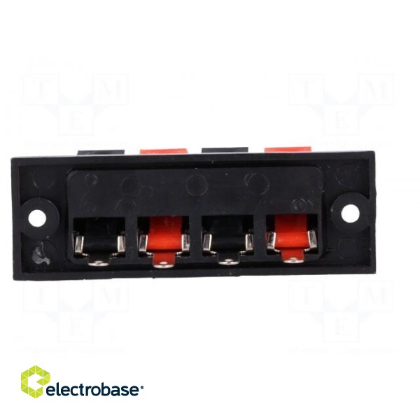 Terminal | loudspeaker | stereo | for panel mounting | Width: 70mm image 5