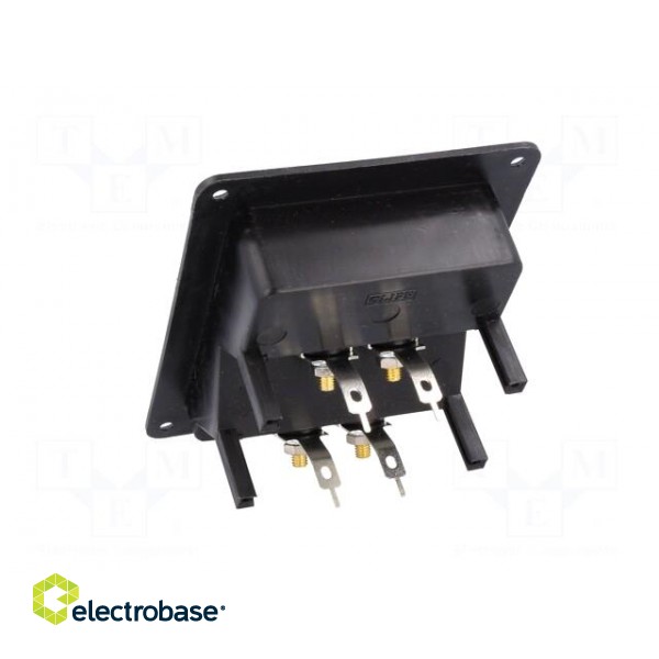 Terminal | loudspeaker | with jumpers | for panel mounting,screw фото 5