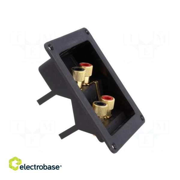 Terminal | loudspeaker | with jumpers | for panel mounting,screw фото 8
