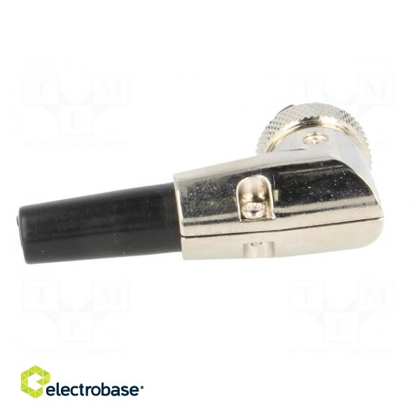 Plug | microphone | female | PIN: 2 | for cable | angled 90° | 6mm image 5