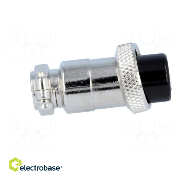 Plug | microphone | female | PIN: 2 | for cable | straight | 6mm image 7