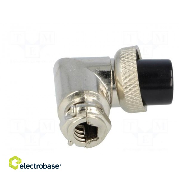Plug | microphone | female | PIN: 4 | for cable | angled 90° image 9