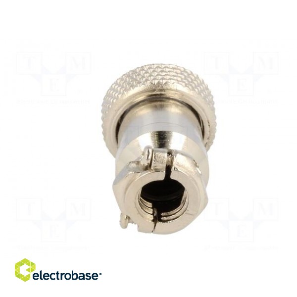 Plug | microphone | female | PIN: 5 | for cable | straight image 5