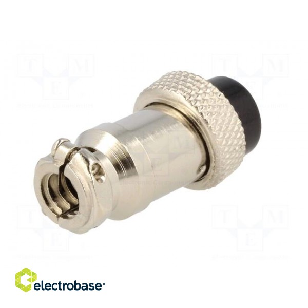 Plug | microphone | female | PIN: 5 | for cable | straight image 6
