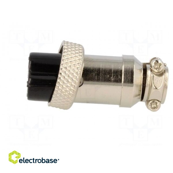 Plug | microphone | female | PIN: 5 | for cable | straight фото 3