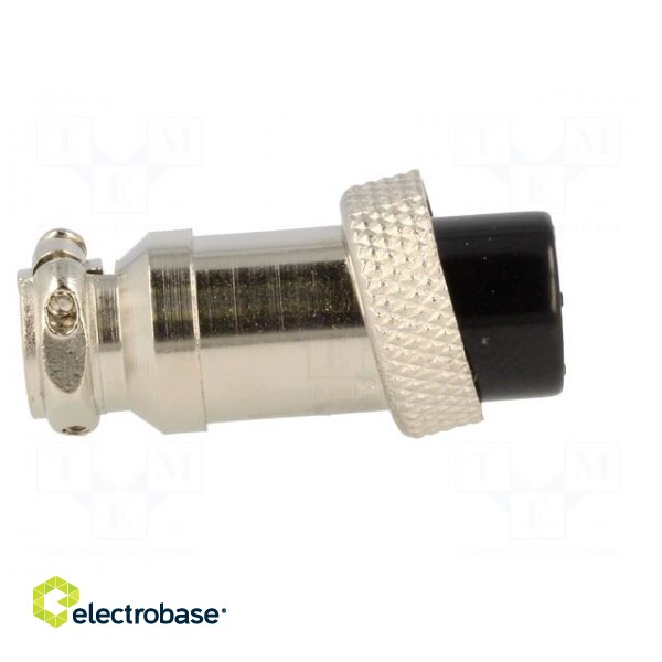 Plug | microphone | female | PIN: 5 | for cable | straight image 7