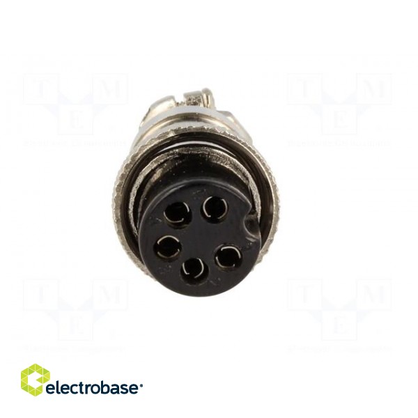Plug | microphone | female | PIN: 5 | for cable | straight image 9