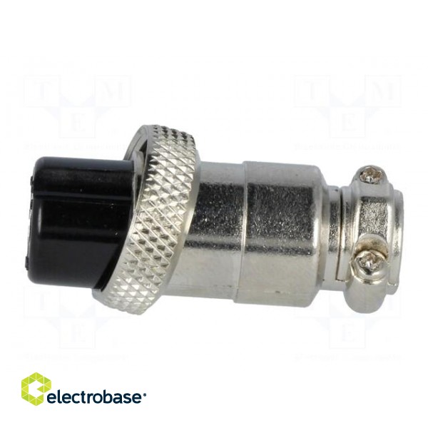 Plug | microphone | female | PIN: 5 | for cable | straight | 6mm image 3