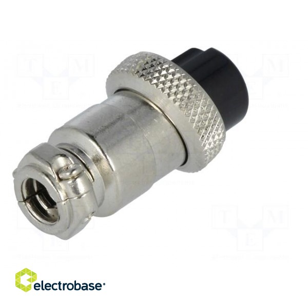 Plug | microphone | female | PIN: 5 | for cable | straight | 6mm image 6