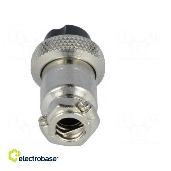 Plug | microphone | female | PIN: 5 | for cable | straight | 6mm image 5