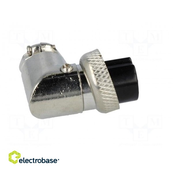 Plug | microphone | female | PIN: 6 | for cable | angled 90° image 7