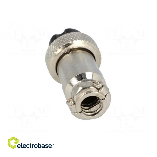 Plug | microphone | female | PIN: 7 | for cable | straight image 5